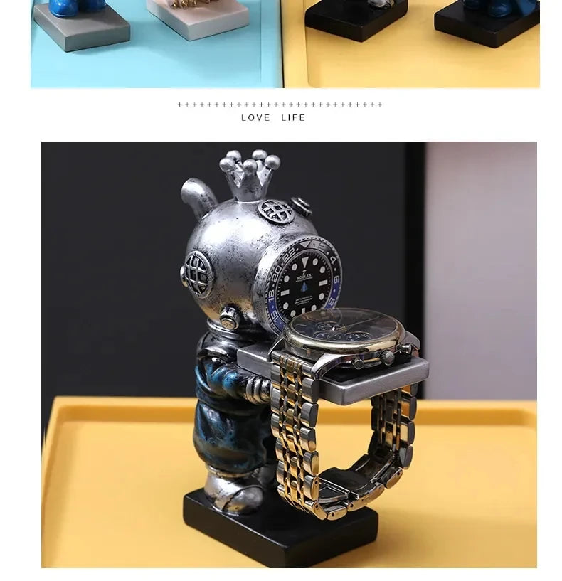 Originality Watch Holder Interesting Display Stand for Watch Creative Decorative Ornaments Personalised Resin Fashion Tray Shelf