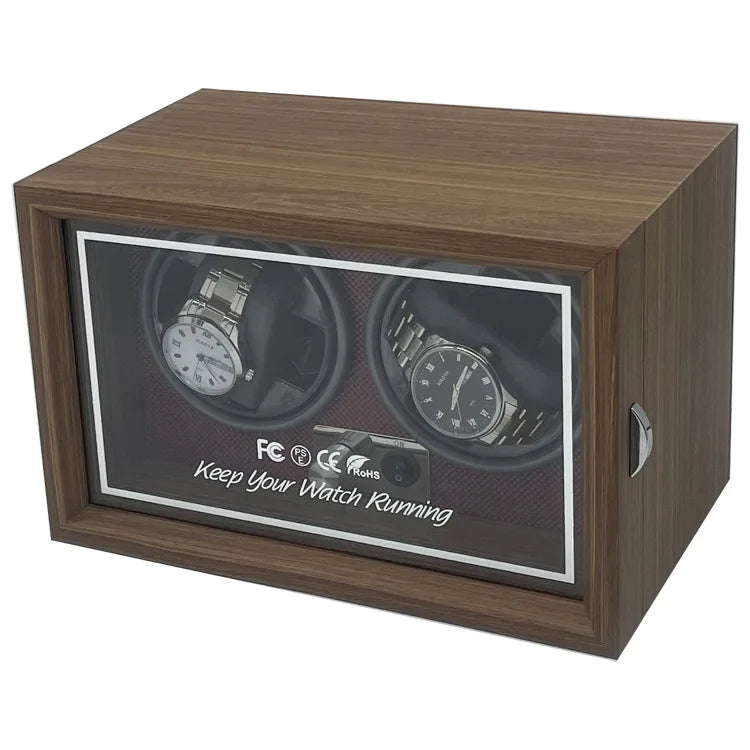 Automatic Watch Winder Box Usb Power Luxury Wooden Watch Box Suitable For Mechanical Watches Quiet Rotate Electric Motor Boxes