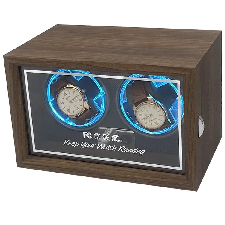 Automatic Watch Winder Box Usb Power Luxury Wooden Watch Box Suitable For Mechanical Watches Quiet Rotate Electric Motor Boxes