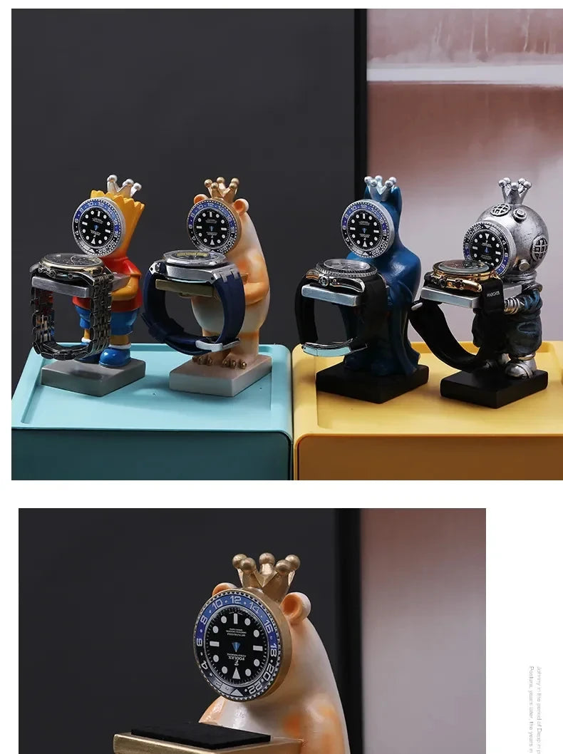 Originality Watch Holder Interesting Display Stand for Watch Creative Decorative Ornaments Personalised Resin Fashion Tray Shelf