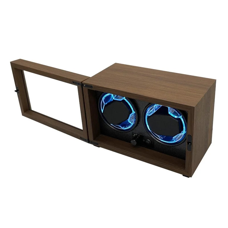 Automatic Watch Winder Box Usb Power Luxury Wooden Watch Box Suitable For Mechanical Watches Quiet Rotate Electric Motor Boxes