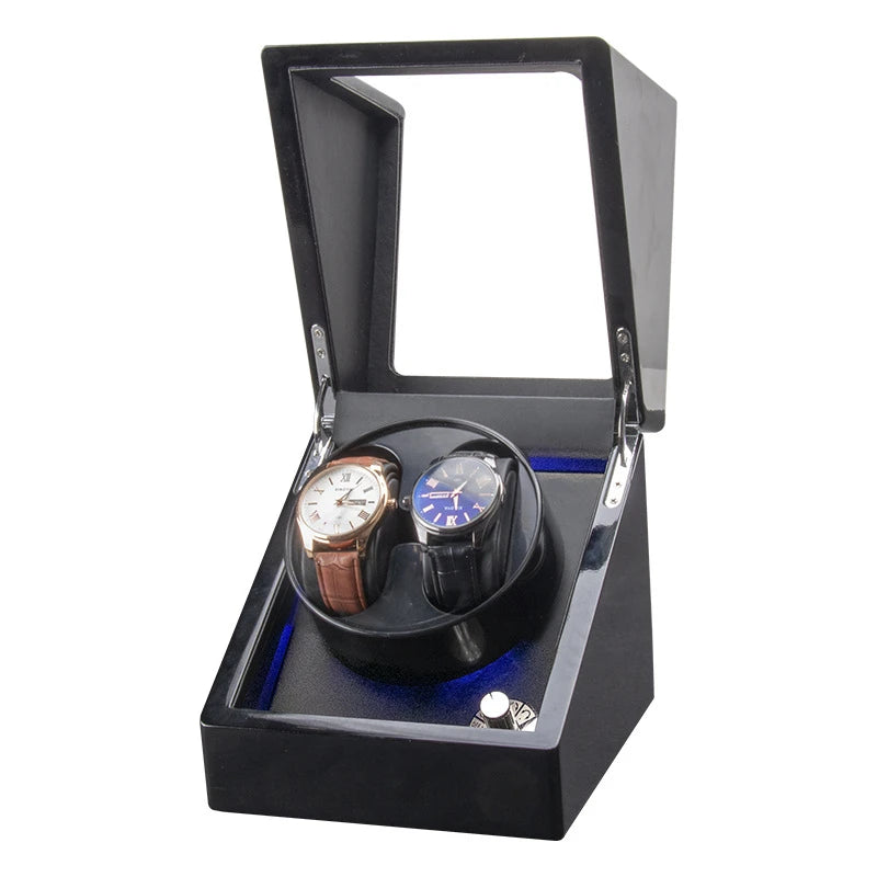 2/1/2 Slot  winder Box 5 Gear Adjustment Automatic Watch Winder Intelligent Automatic Rotary Table Shaker Mechanical Watch Chain