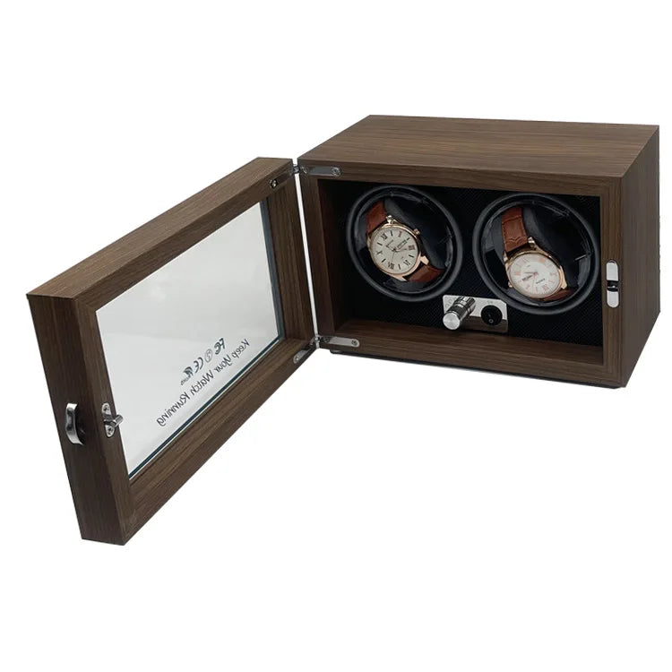 Automatic Watch Winder Box Usb Power Luxury Wooden Watch Box Suitable For Mechanical Watches Quiet Rotate Electric Motor Boxes