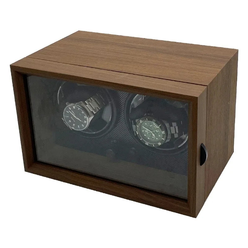 Automatic Watch Winder Box Usb Power Luxury Wooden Watch Box Suitable For Mechanical Watches Quiet Rotate Electric Motor Boxes