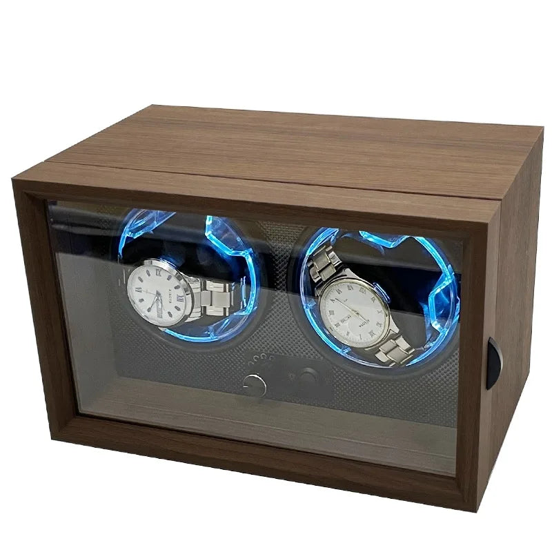 Automatic Watch Winder Box Usb Power Luxury Wooden Watch Box Suitable For Mechanical Watches Quiet Rotate Electric Motor Boxes