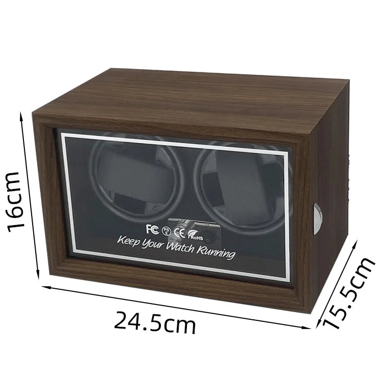 Automatic Watch Winder Box Usb Power Luxury Wooden Watch Box Suitable For Mechanical Watches Quiet Rotate Electric Motor Boxes