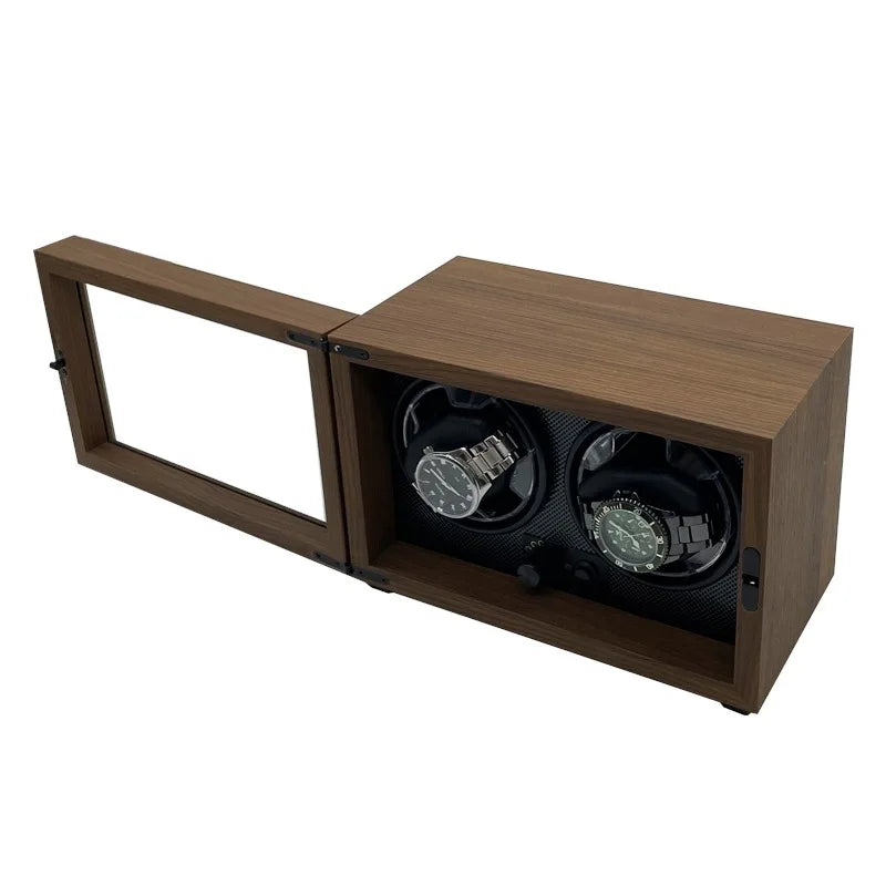 Automatic Watch Winder Box Usb Power Luxury Wooden Watch Box Suitable For Mechanical Watches Quiet Rotate Electric Motor Boxes